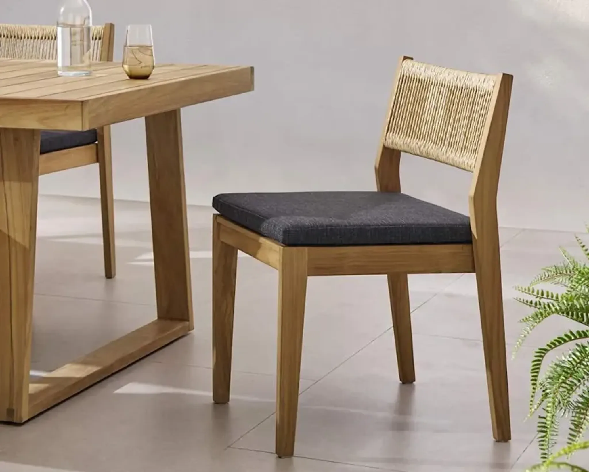 Rio Outdoor Teak Dining Table 78 7 And 4 Chairs And 51 2 Bench Treated ...