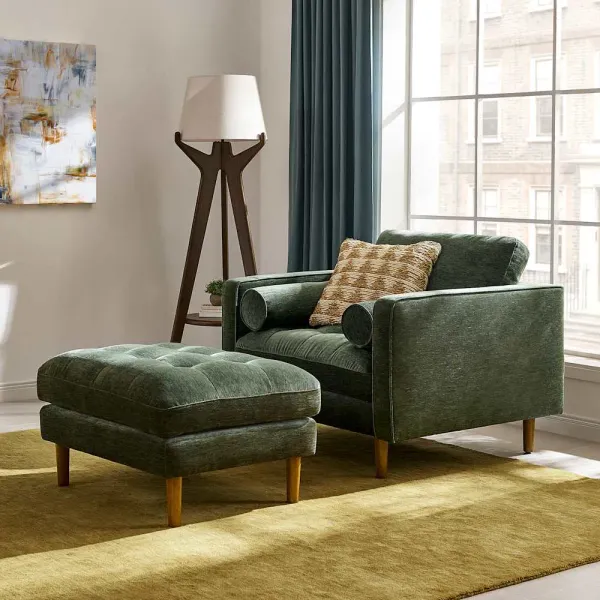 Madison Armchair with Ottoman