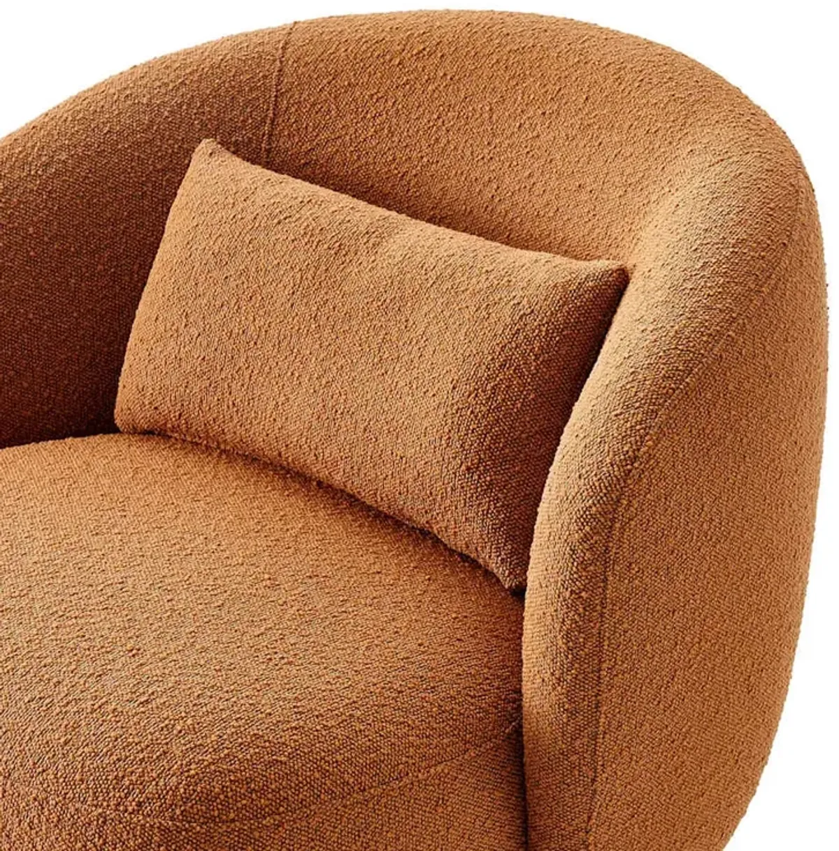 Avery Armchair Set of 2, (Performance Infinity Boucle) Ginger
