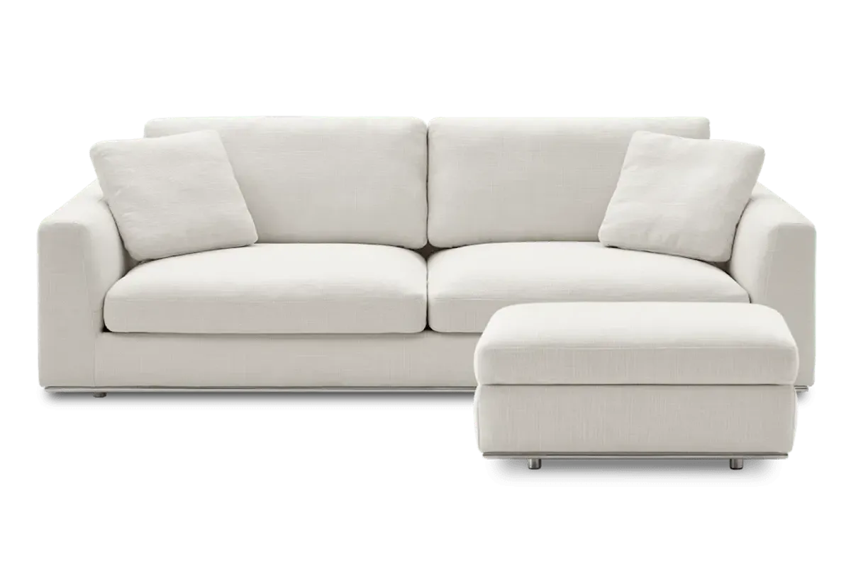 Hamilton Sofa with Storage Ottoman