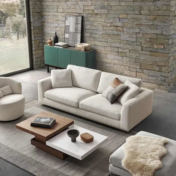 Hamilton Sofa with Storage Ottoman