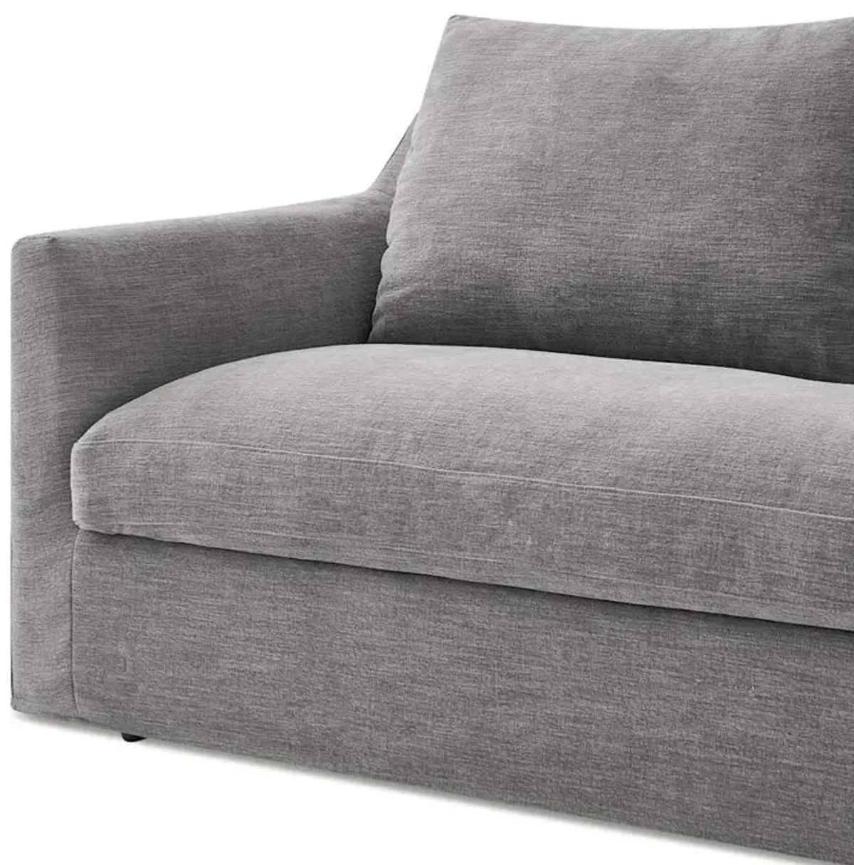 Agnes Slipcover Storage Sofa with Ottoman