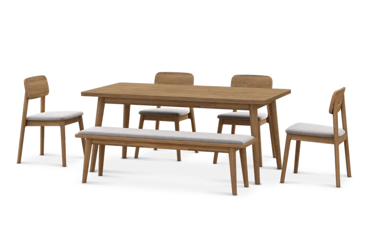 Seb Dining Table Set for 4-6
