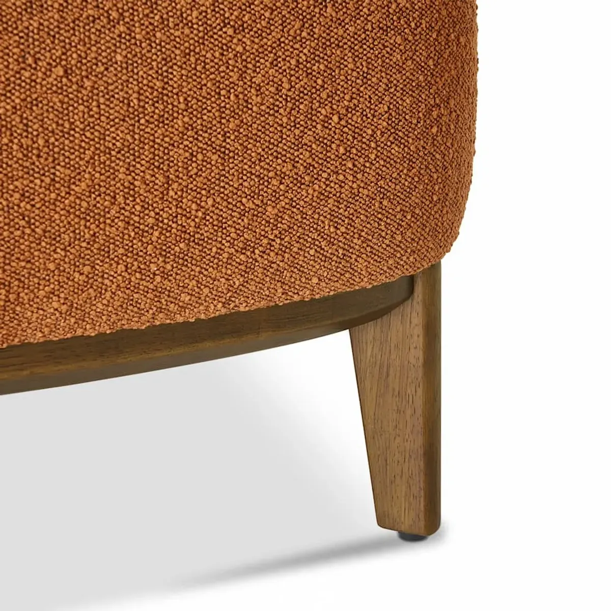 Avery Performance Bouclé Armchair with Ottoman