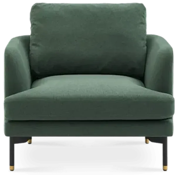 Pebble Armchair, Forest Green