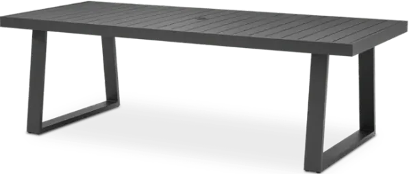 Rio Outdoor Aluminum Dining Table 94.5"