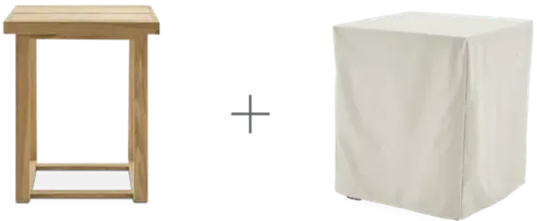 Rio Outdoor Teak Square Bar Table