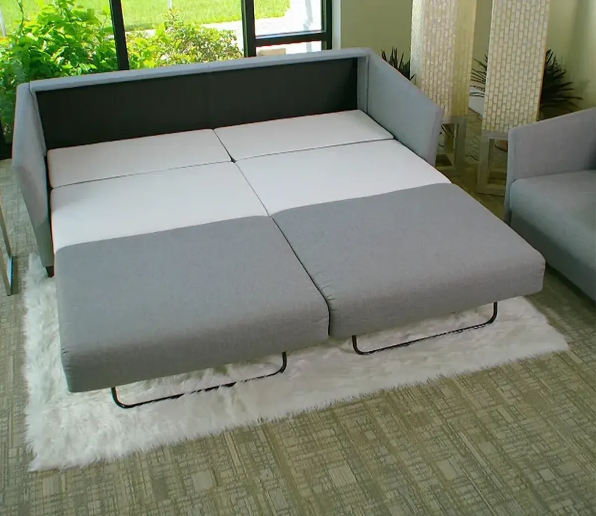 Luonto Naples Sleeper - Light Grey - Queen