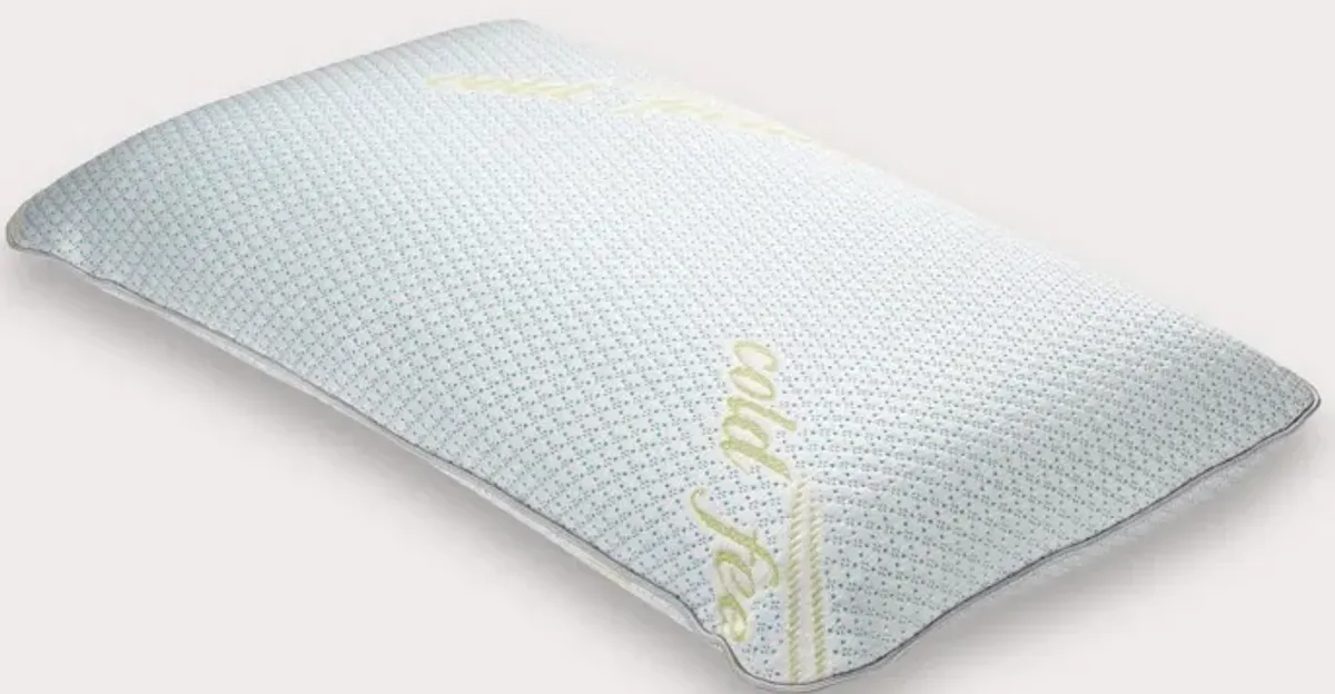 TMI Remarkable Ice Silk Memory Foam Pillow - Memory Foam