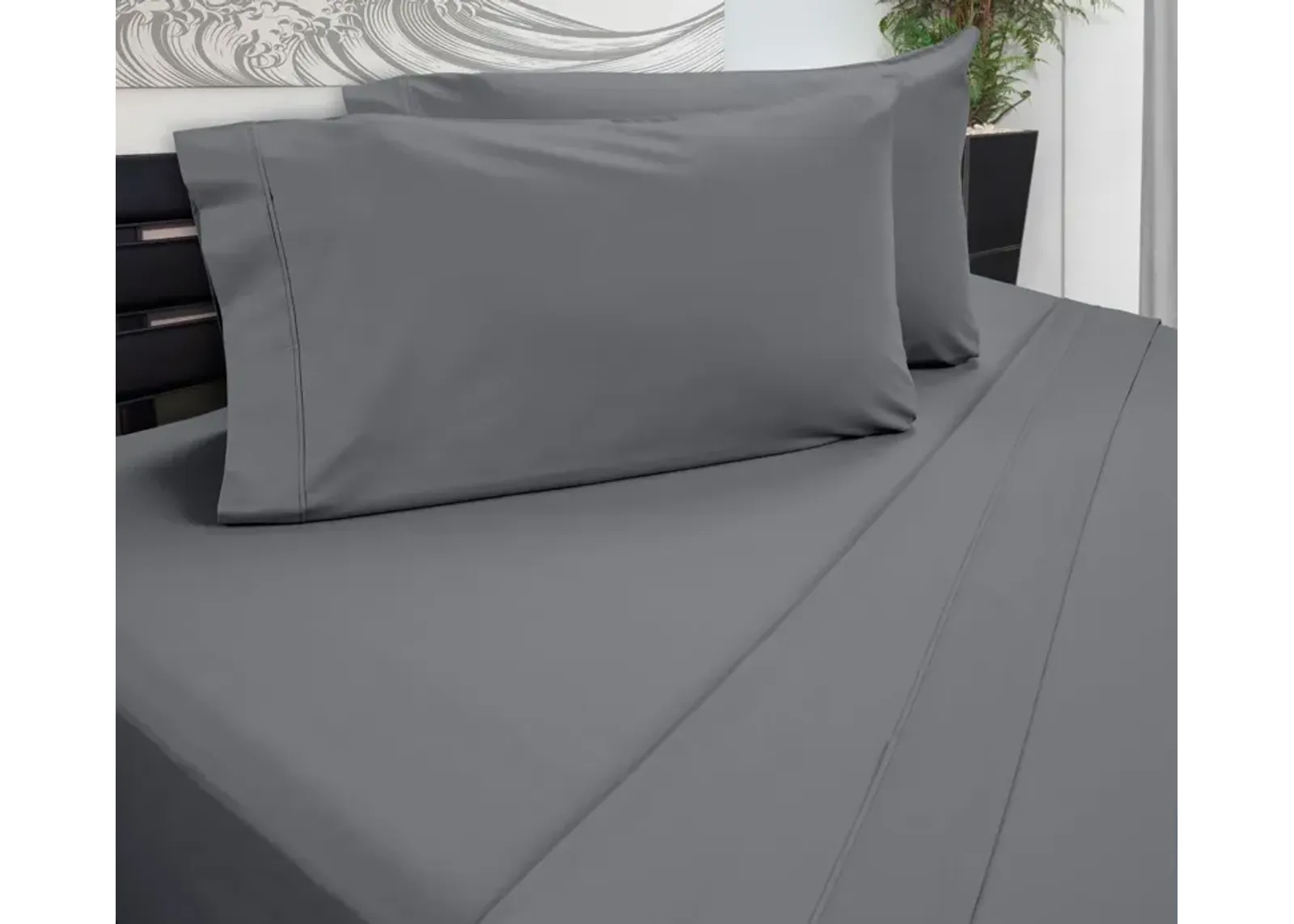 DreamFit Degree 5 Bamboo Sheet Set - Dark Gray - Twin XL