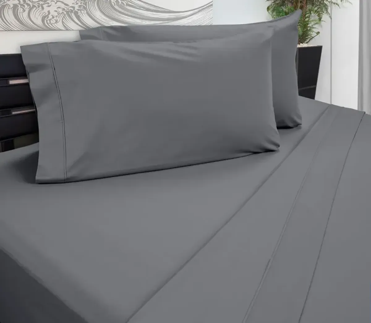 DreamFit Degree 5 Bamboo Sheet Set - Dark Gray - Twin XL