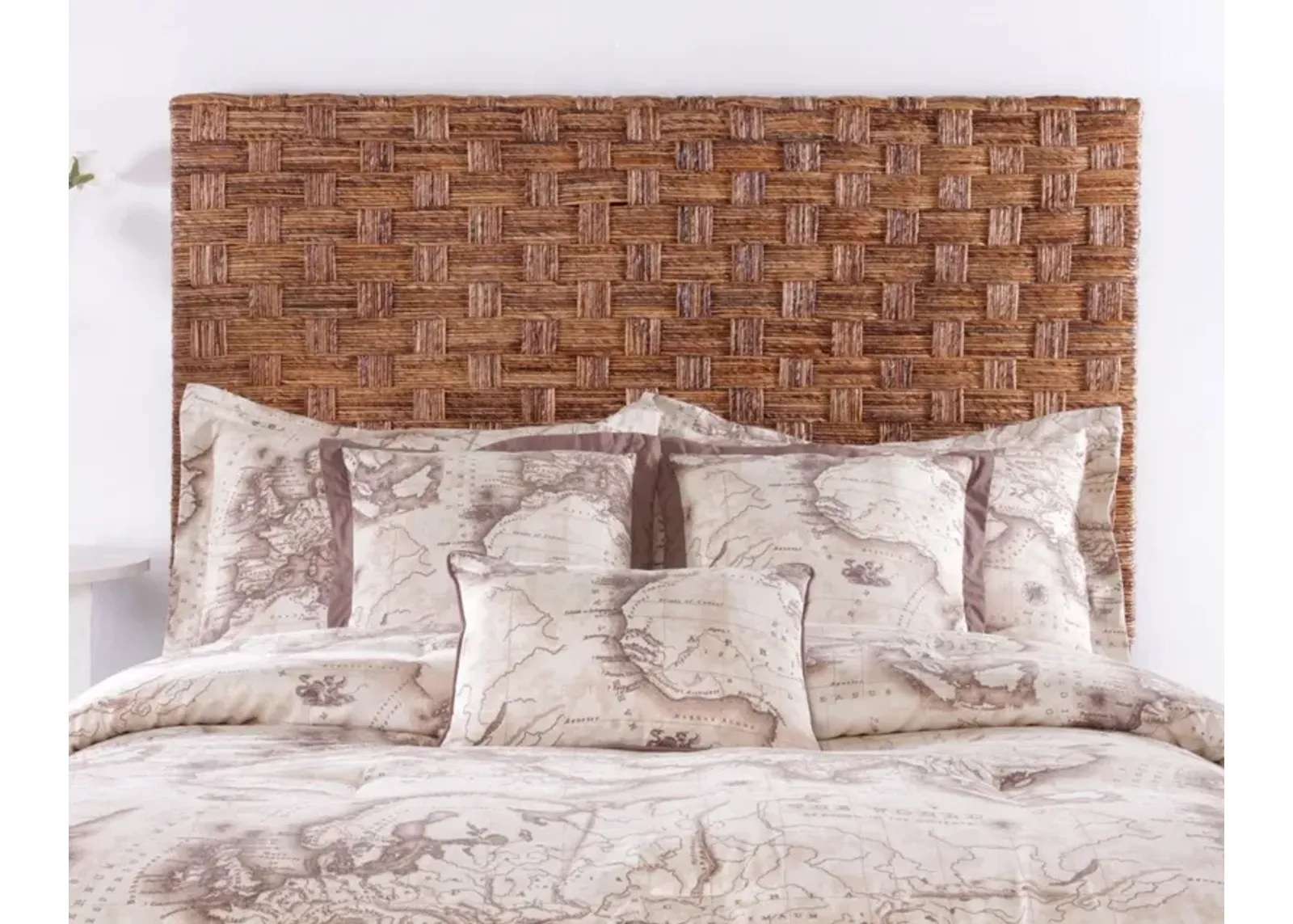 Palmetto Home Banana Coffee Headboard - Twin