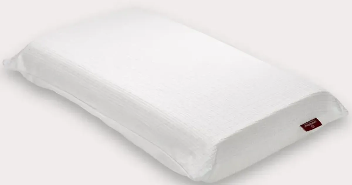 PranaSleep Queen Latex 3.5 inch Pillow - 3.5 inch Medium Soft