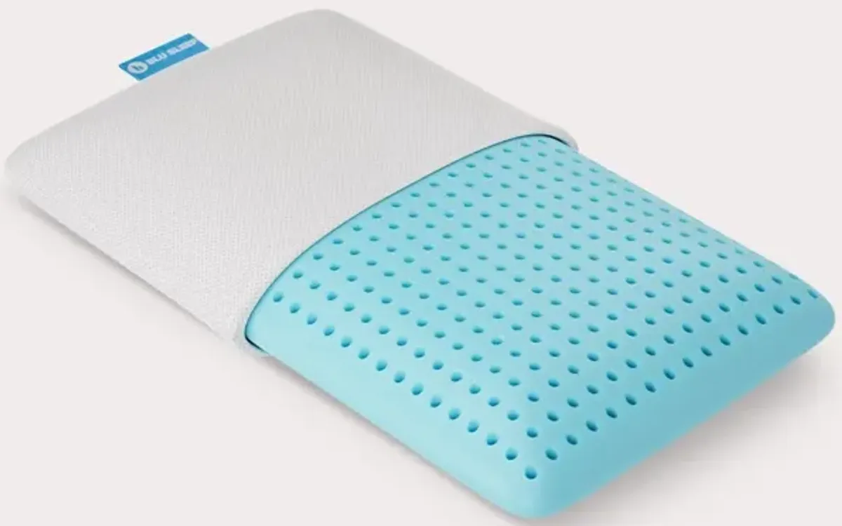 Blu Sleep Ice Gel Memory Foam Pillow - Memory Foam - Queen