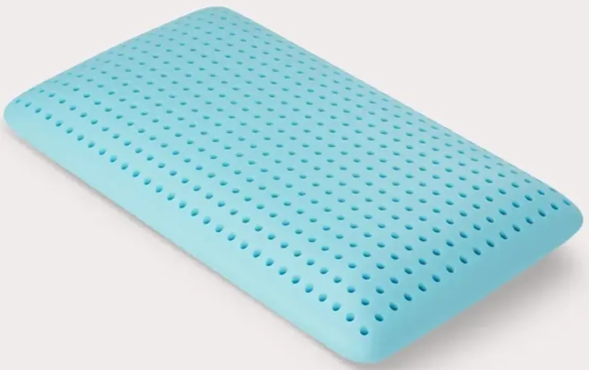 Blu Sleep Ice Gel Memory Foam Pillow - Memory Foam - Queen