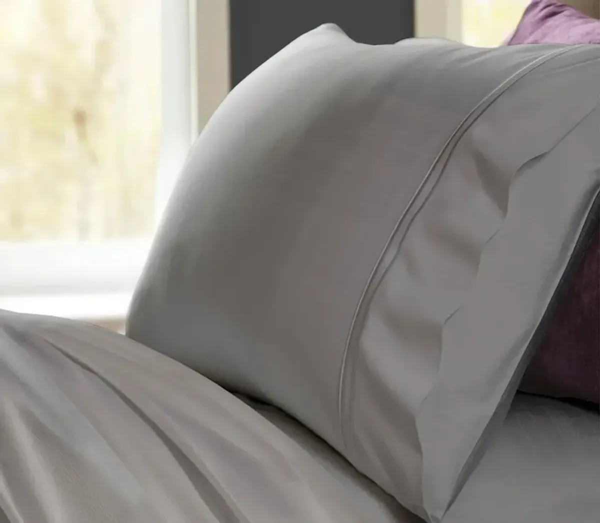 PureCare Premium Bamboo Sheet Set - Gray - Full