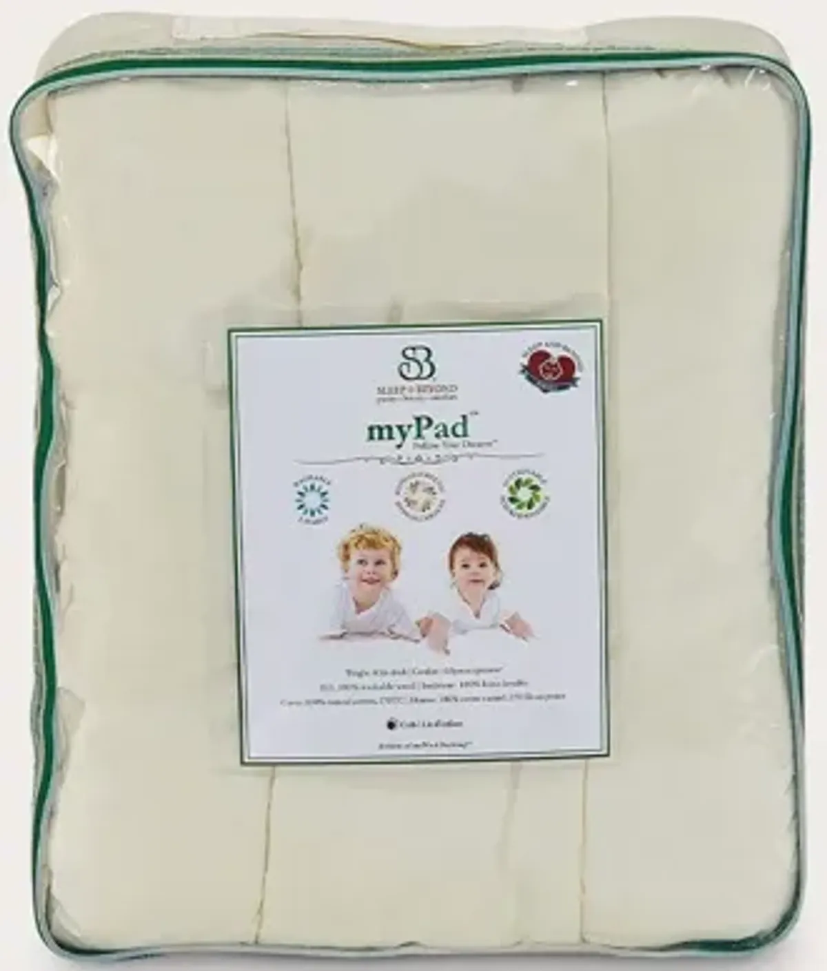 Sleep & Beyond myPad® Wool Mattress Pad - Full