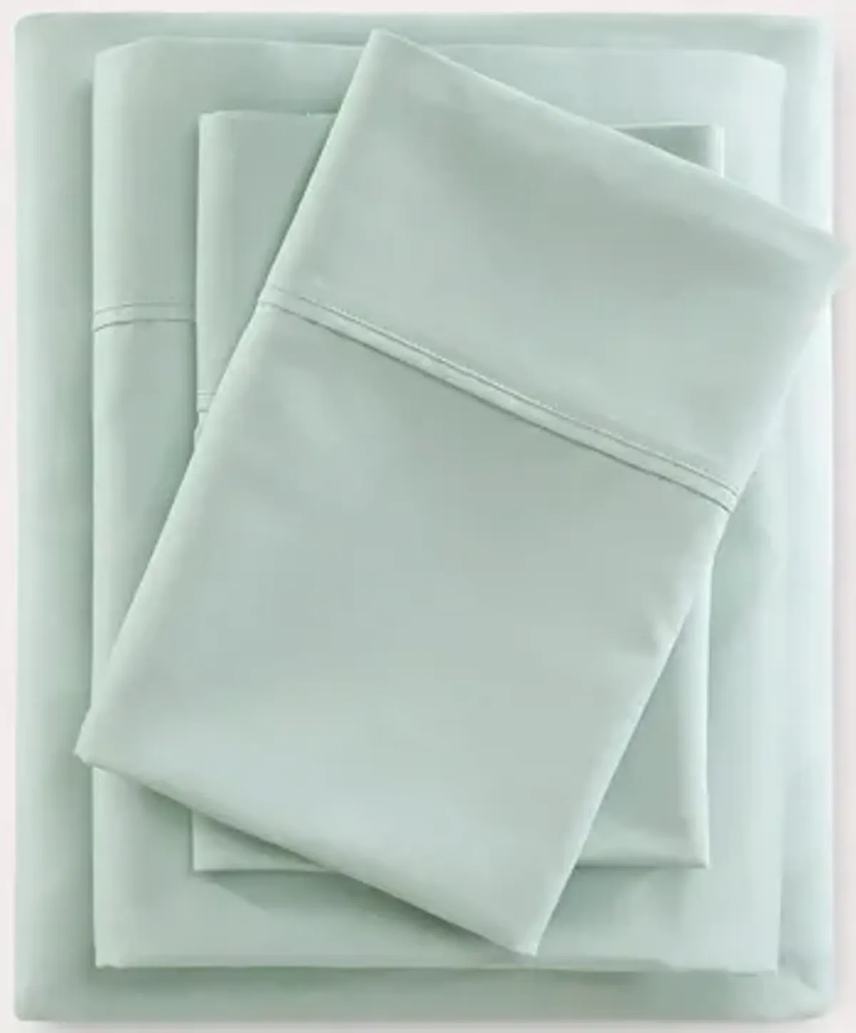 Beautyrest Wrinkle Resistant Cotton Sateen Sheet Set - Seafoam - Queen