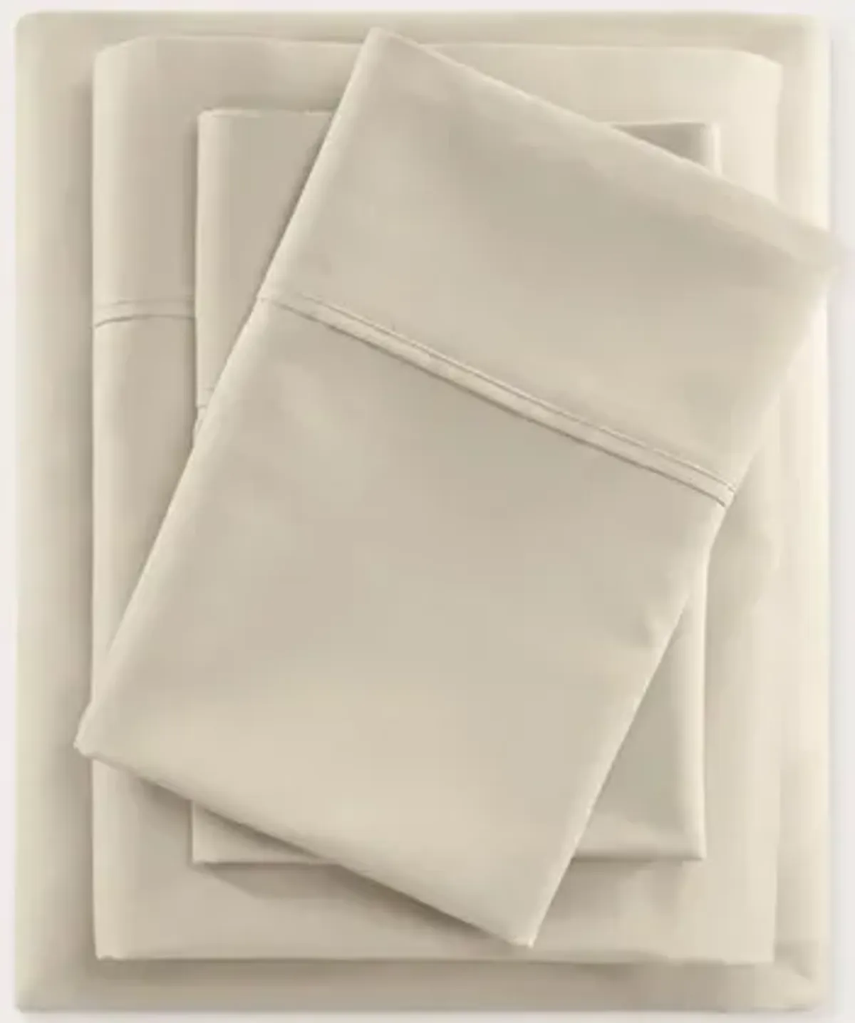 Beautyrest Wrinkle Resistant Cotton Sateen Sheet Set - White - Queen