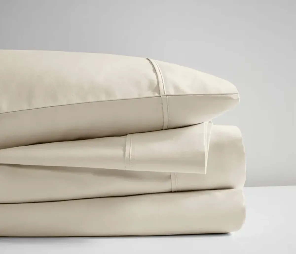 Beautyrest Wrinkle Resistant Cotton Sateen Sheet Set - White - Queen