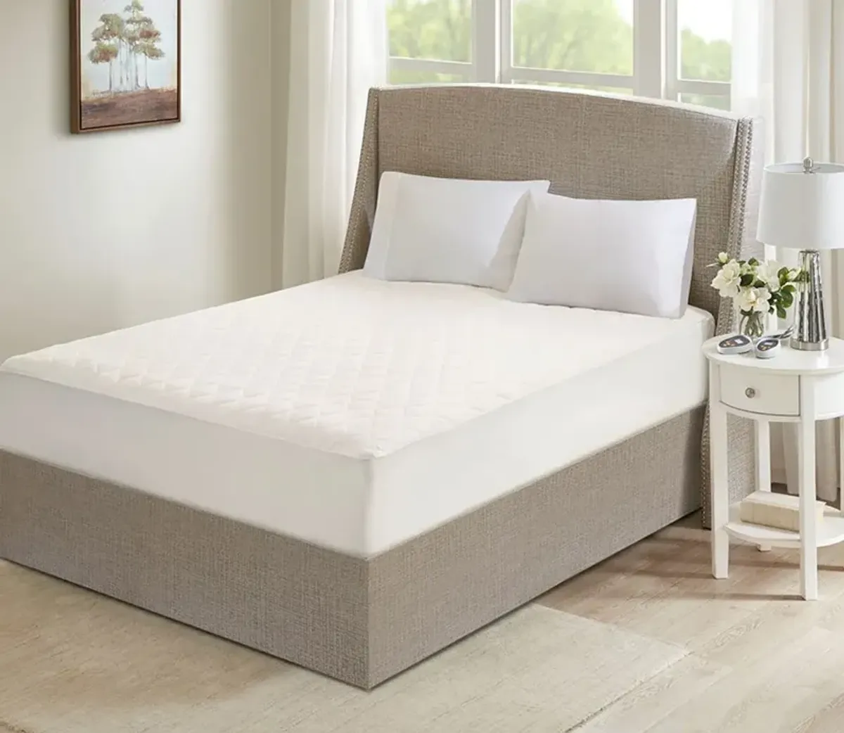 Beautyrest Cotton Deep Pocket Heated Mattress Pad - Full