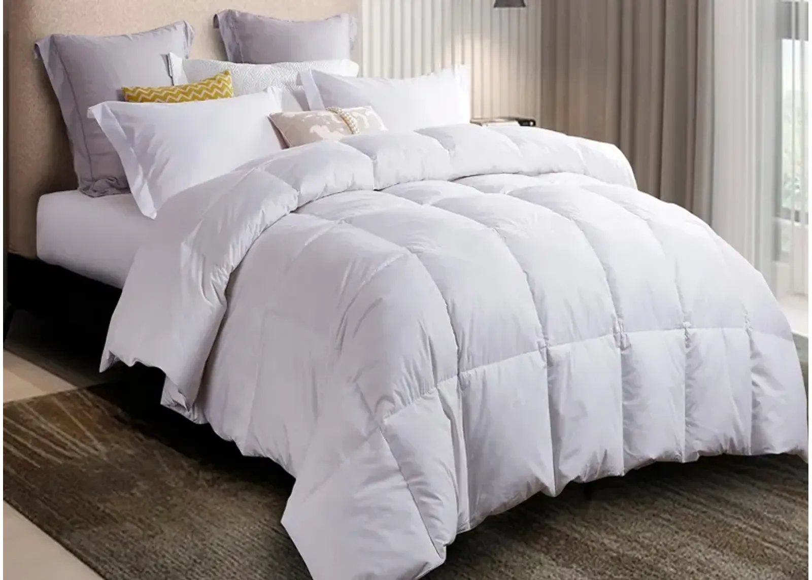 Martha Stewart White Feather and Down Comforter - Twin