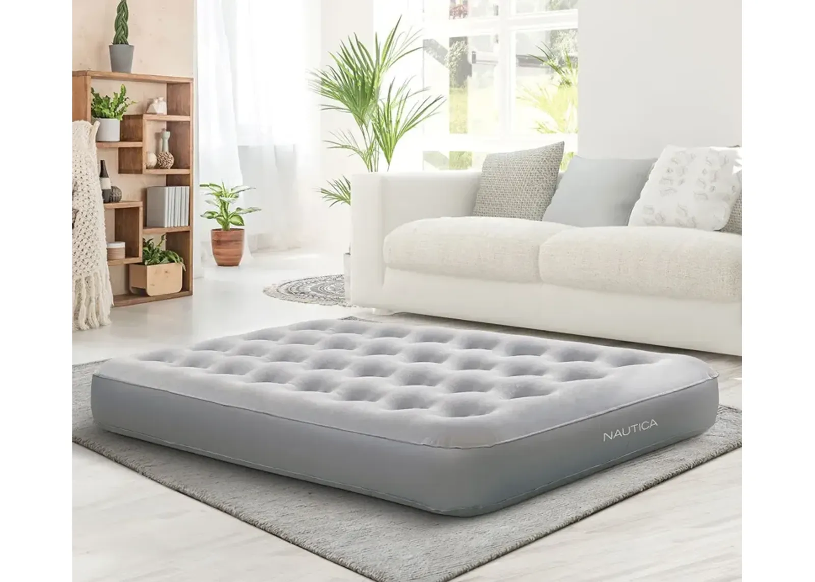 Nautica Sleep Express Comfort Top 10-inch Air Mattress - Memory Foam - Queen