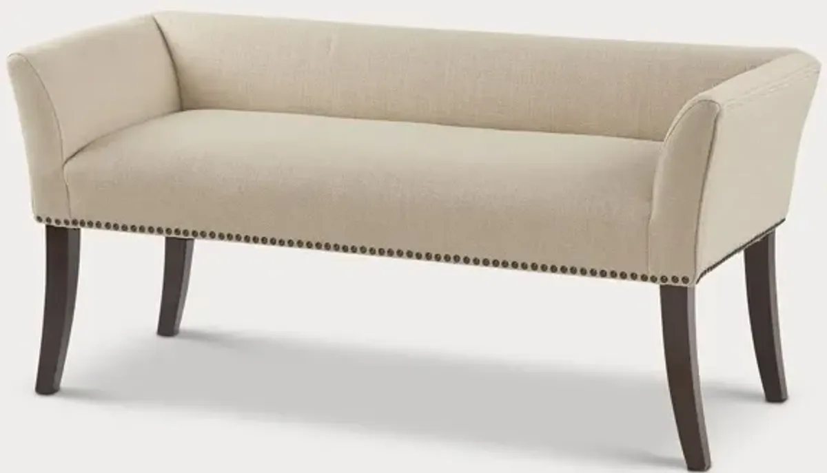 Madison Park Welburn Upholstered Accent Bench - Welburn Grey