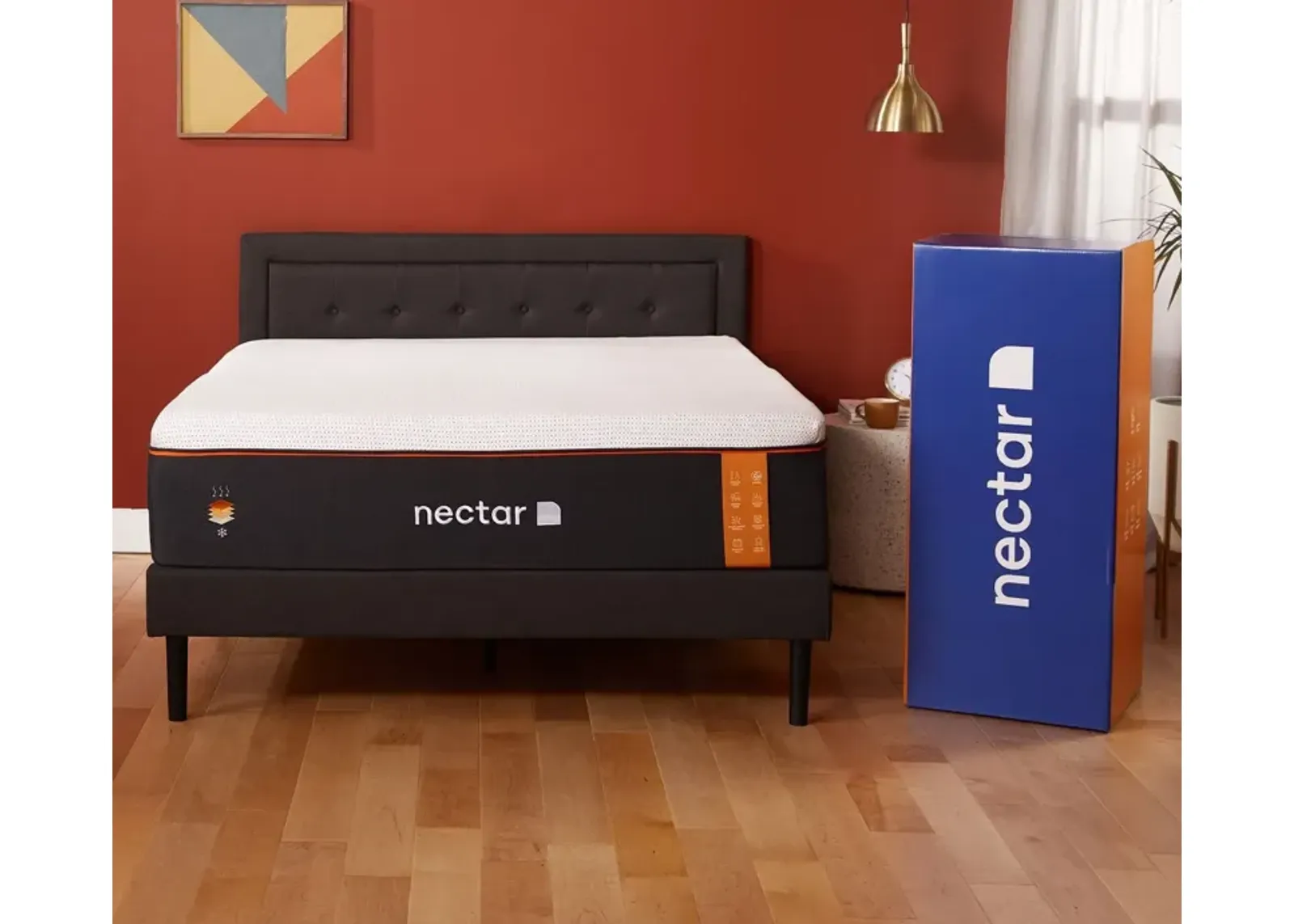 Bed in a Box Nectar Premier Copper Memory Foam Mattress - King