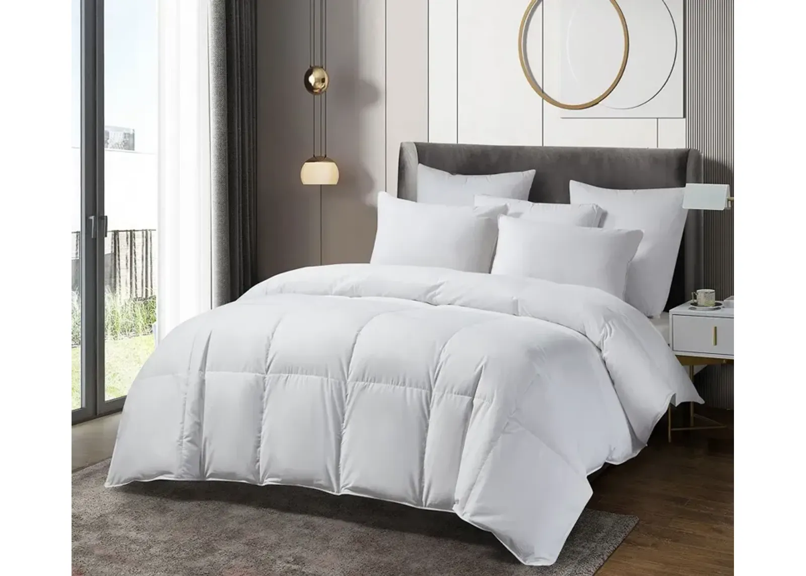 Beautyrest Tencel Cotton Blend Light Warmth Breathable RDS Down Comforter - Twin