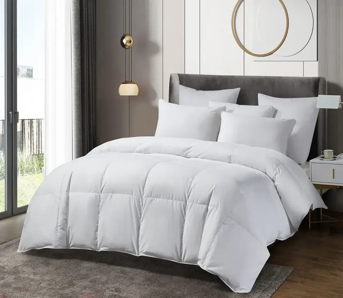 Beautyrest Tencel Cotton Blend Light Warmth Breathable RDS Down Comforter - Twin