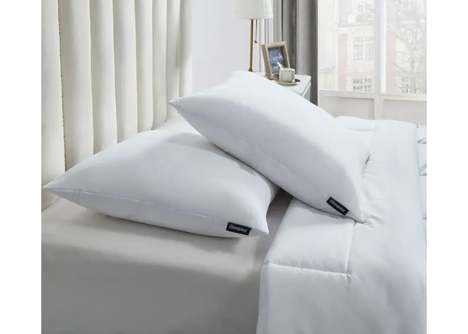 Beautyrest Cotton Softy Around Euro Pillow 2-Pack - Euro