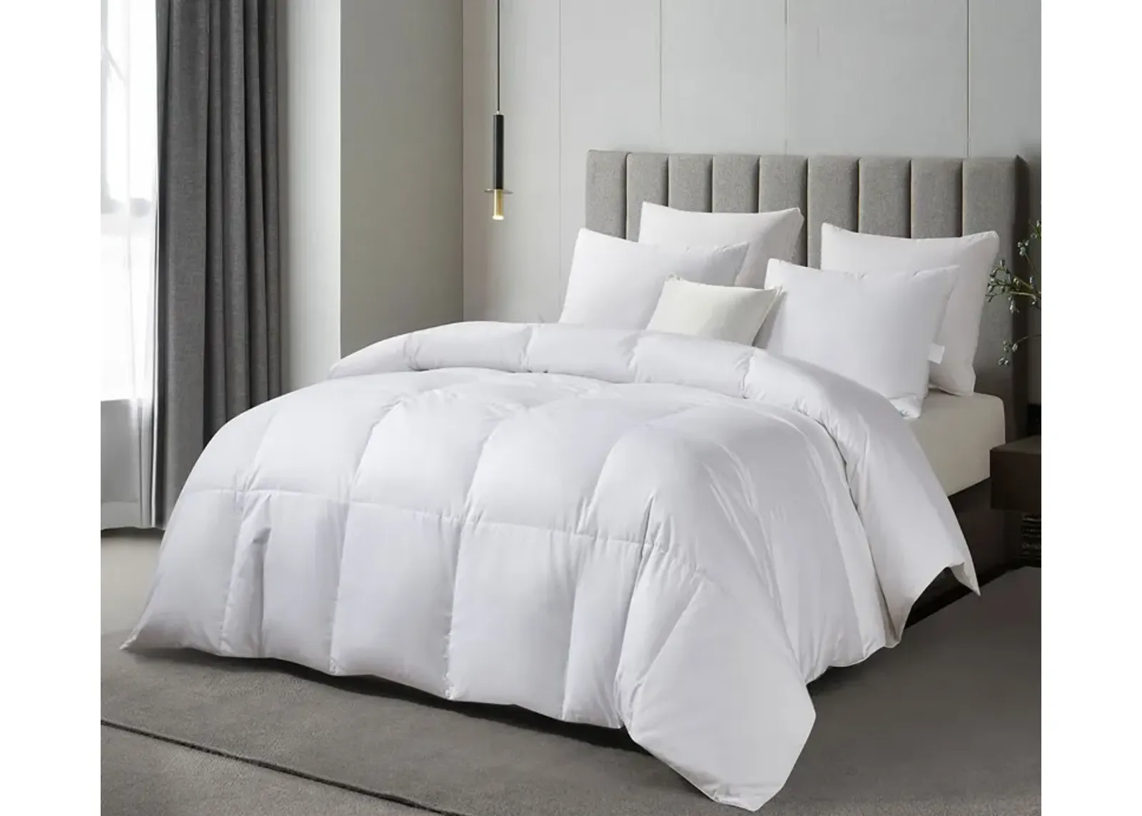 Martha Stewart 300TC Cotton Sateen Light Warmth RDS Down Comforter - Twin