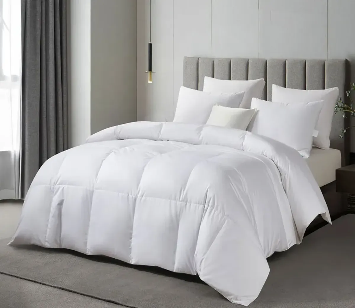 Martha Stewart 300TC Cotton Sateen Light Warmth RDS Down Comforter - Twin