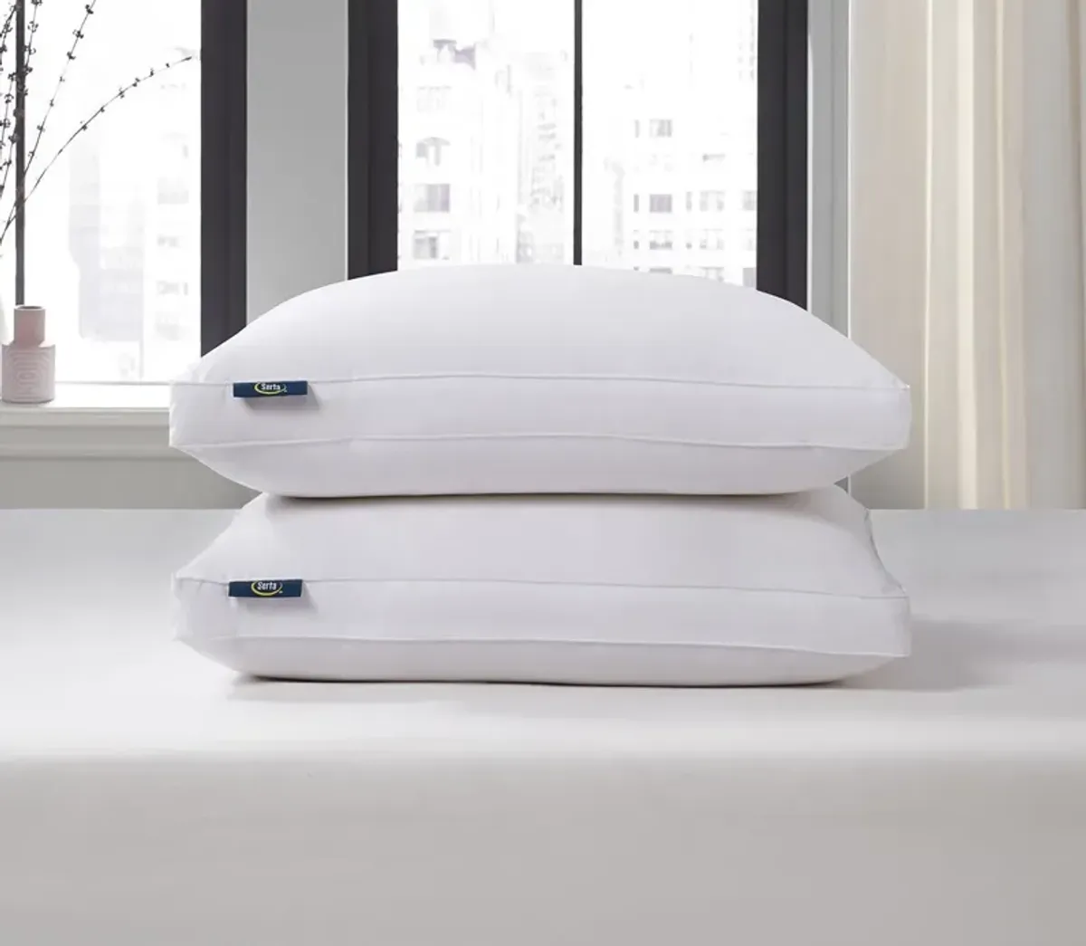 Serta Tencel Cotton European Down Pillow - Jumbo