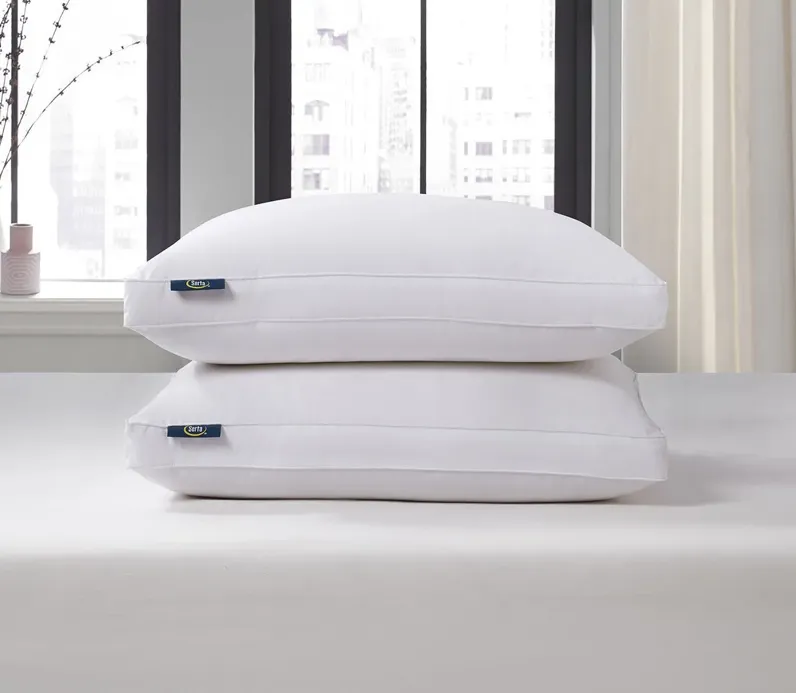 Serta Tencel Cotton European Down Pillow - Jumbo