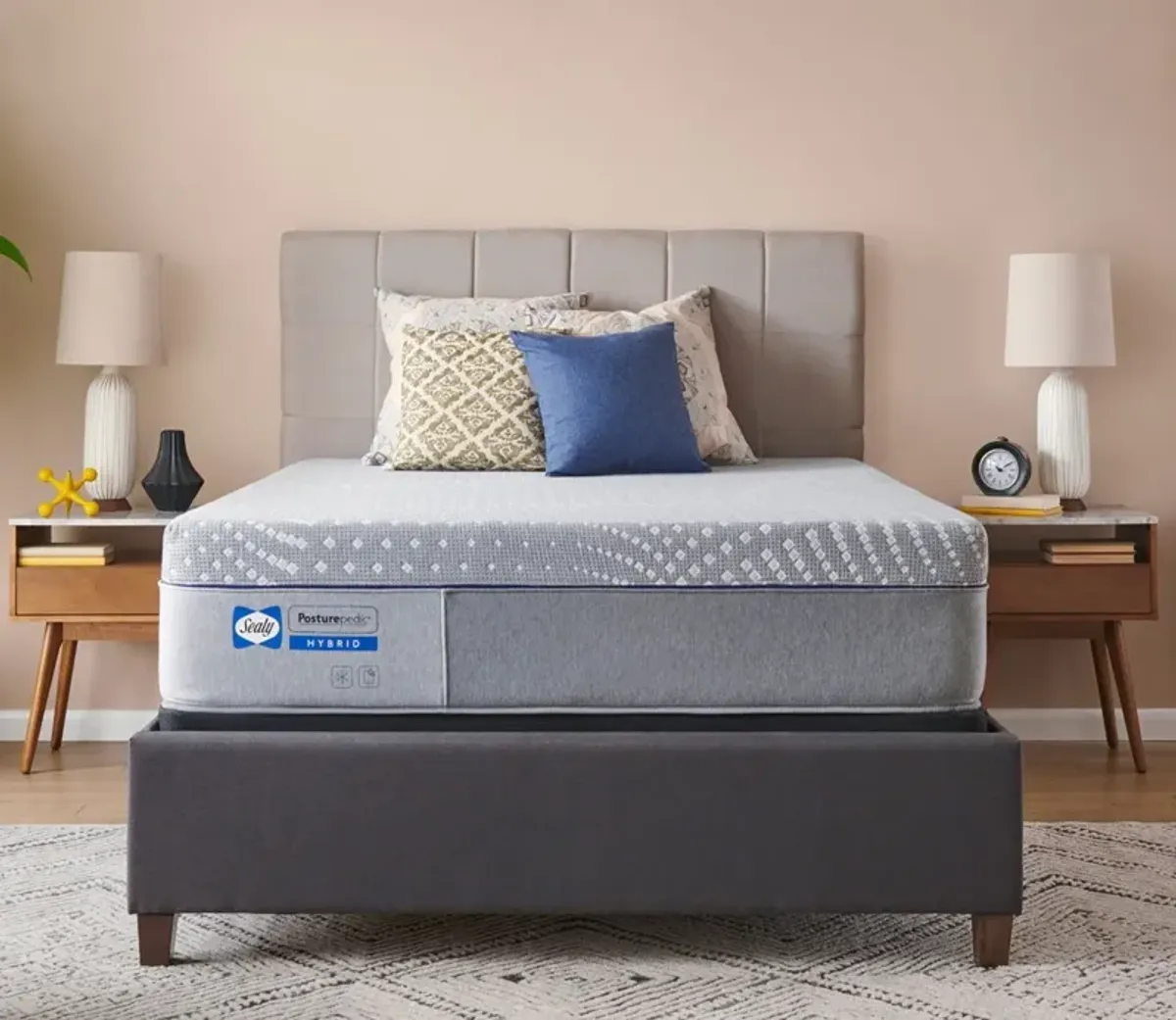 Sealy PosturepedicÂ® Elsanta Hybrid Soft Mattress - Memory Foam - Full