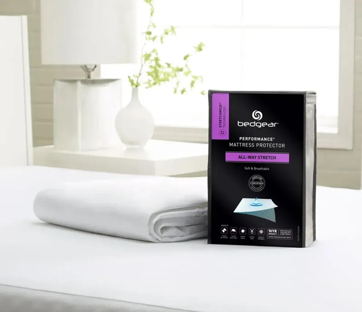 Bedgear Stretchwick 3.0 Waterproof Mattress Protector - Twin