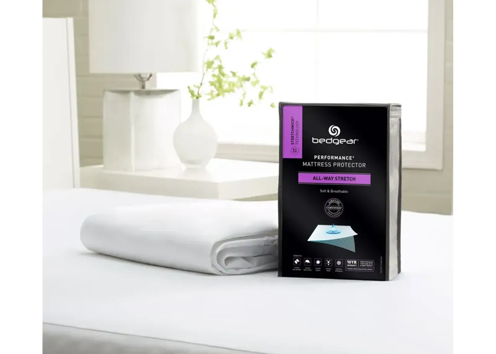 Bedgear Stretchwick 3.0 Waterproof Mattress Protector - Twin