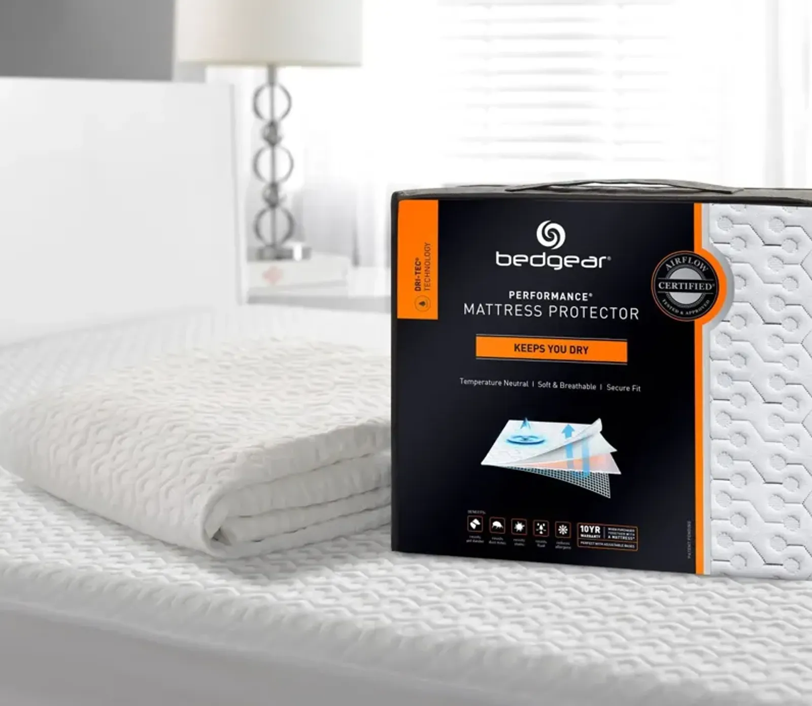 Bedgear Dri-Tec Moisture Wicking Mattress Protector - Twin XL