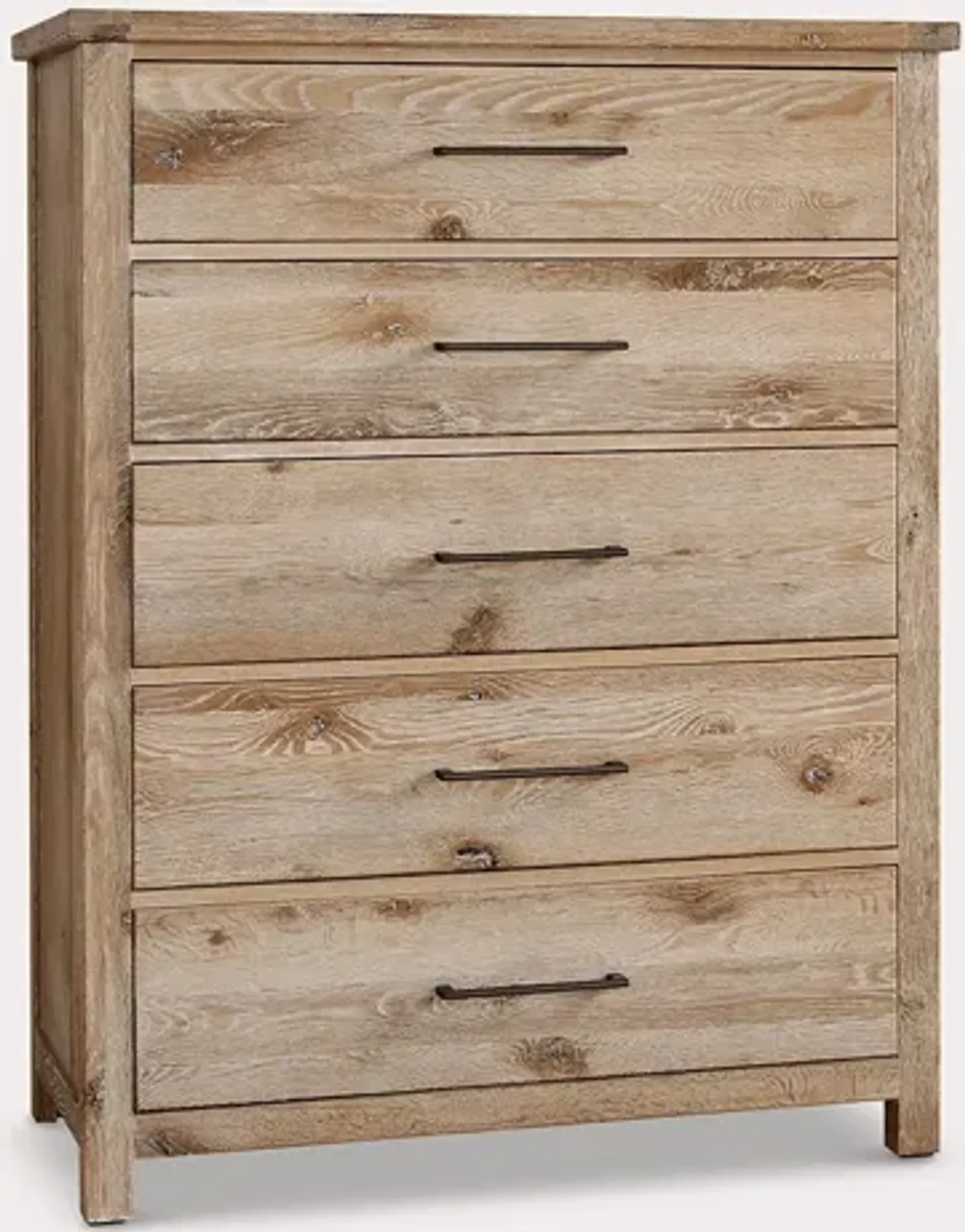 Vaughan Bassett Dovetail Sun Bleached White 5-Drawer Wood Chest