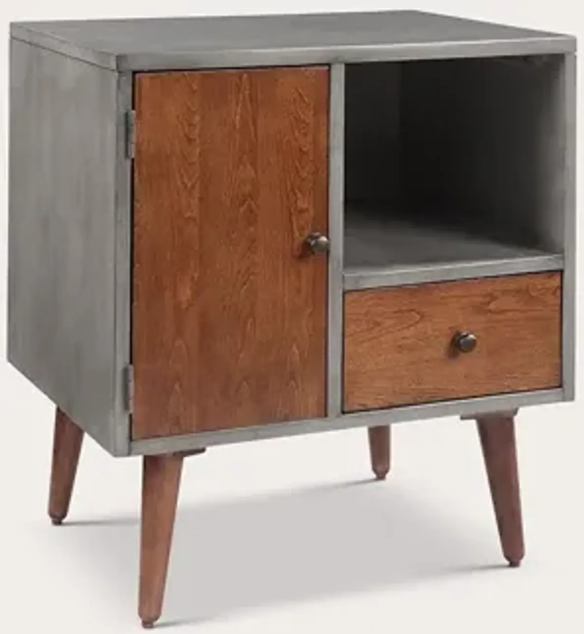 INK + IVY Ink & Ivy Stinson Two-Tone Wood Storage Nightstand