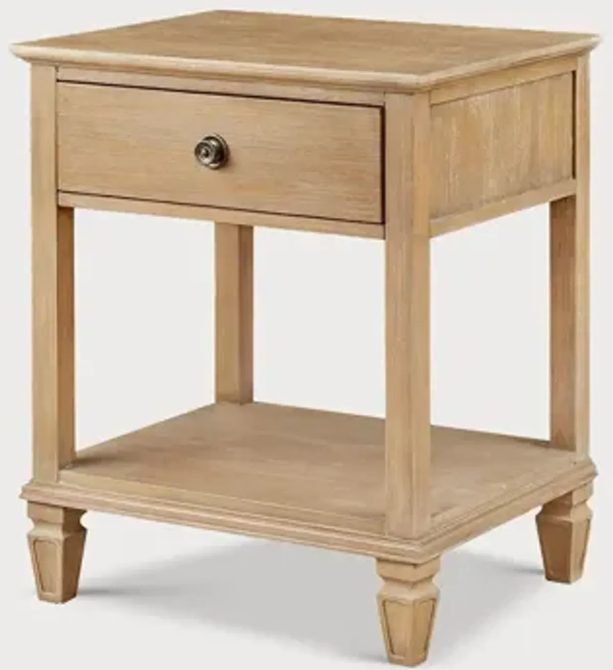 Madison Park Signature Victoria Wood 1-Drawer Bedside Table