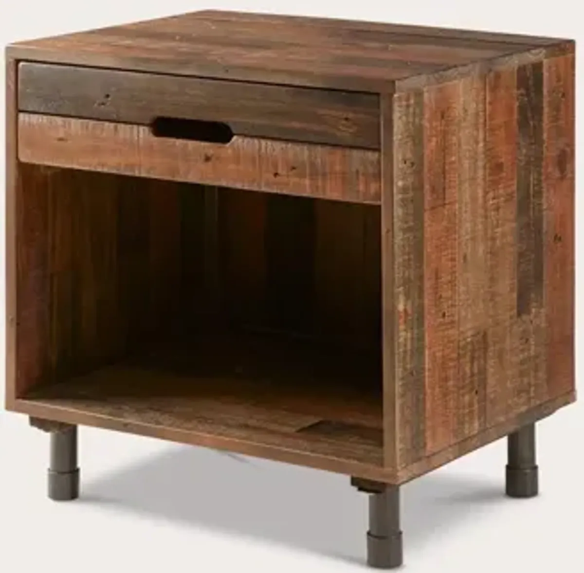 INK + IVY Ink & Ivy Renu 1-Drawer Solid Wood Nightstand