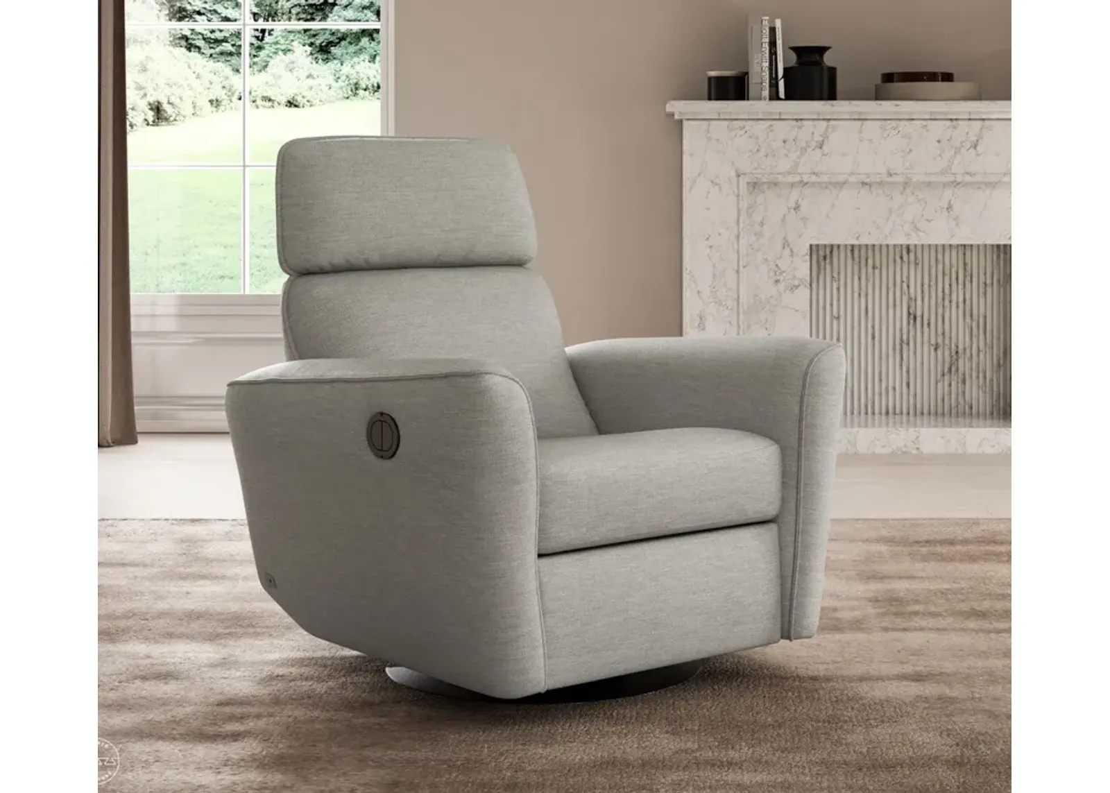 Luonto Welted Lounger Recliner Chair - Grey