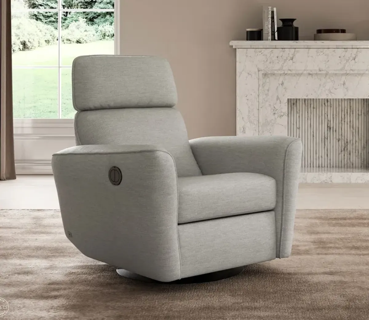 Luonto Welted Lounger Recliner Chair - Charcoal