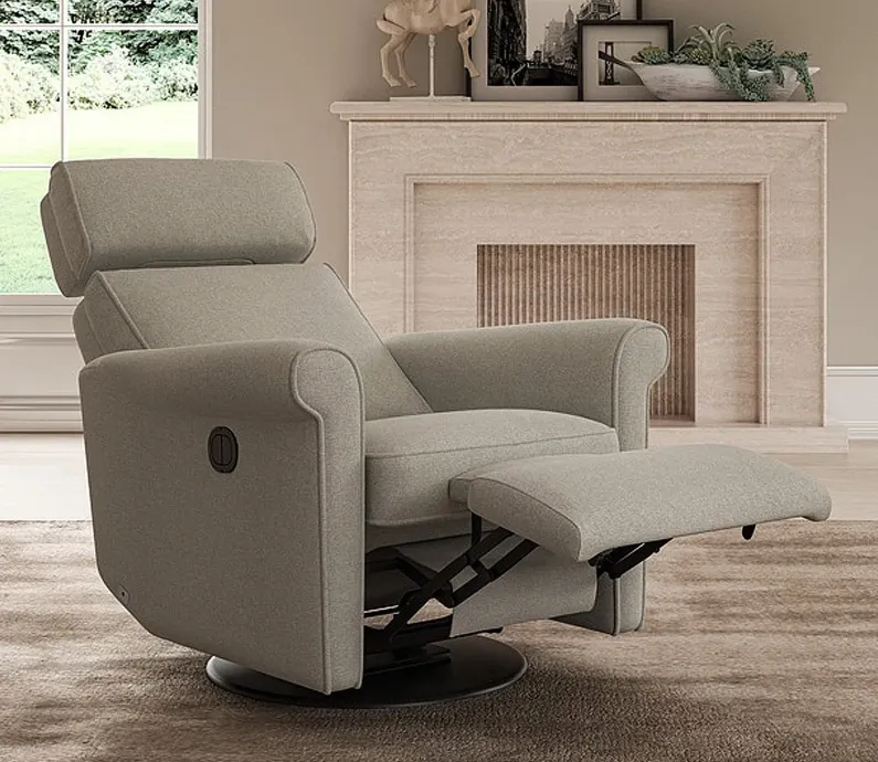 Luonto Rolled Lounger Recliner Chair - Pearl