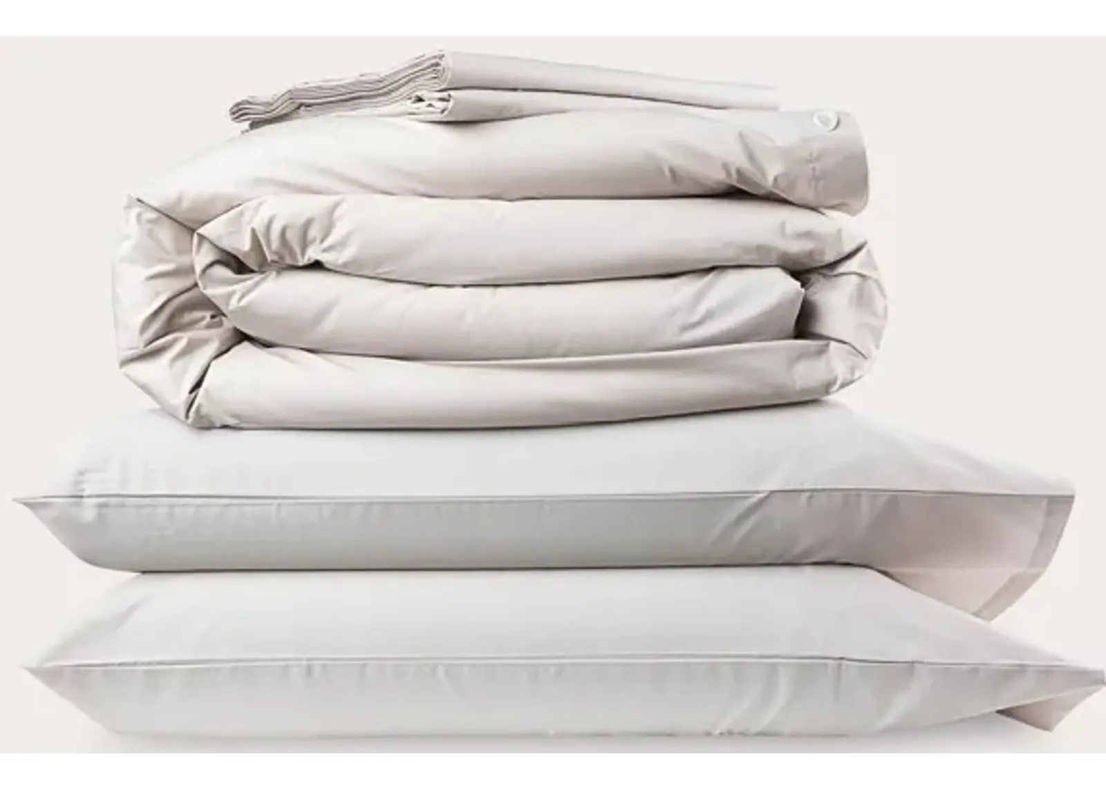 Blu Sleep Ostuni Cotton Percale Sheet Set - White - Queen