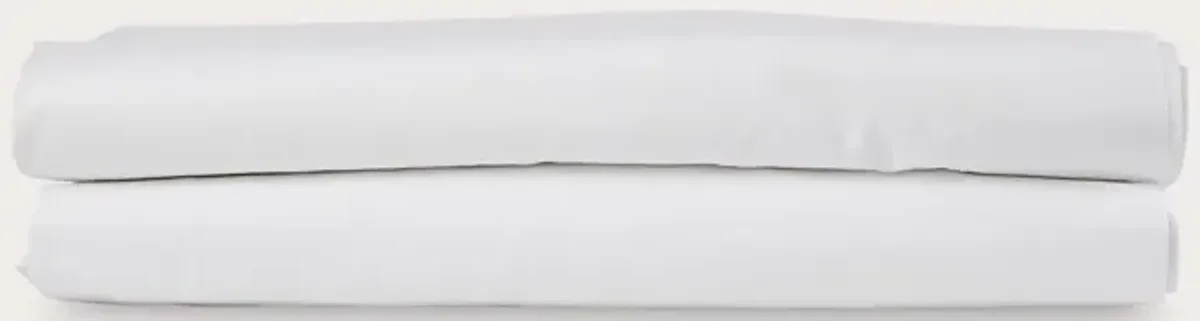 Blu Sleep Ostuni Cotton Percale Sheet Set - Blue - Queen