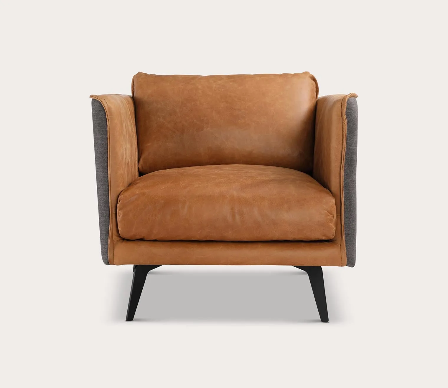 Moe's Furniture Messina Top-Grain Leather Armchair